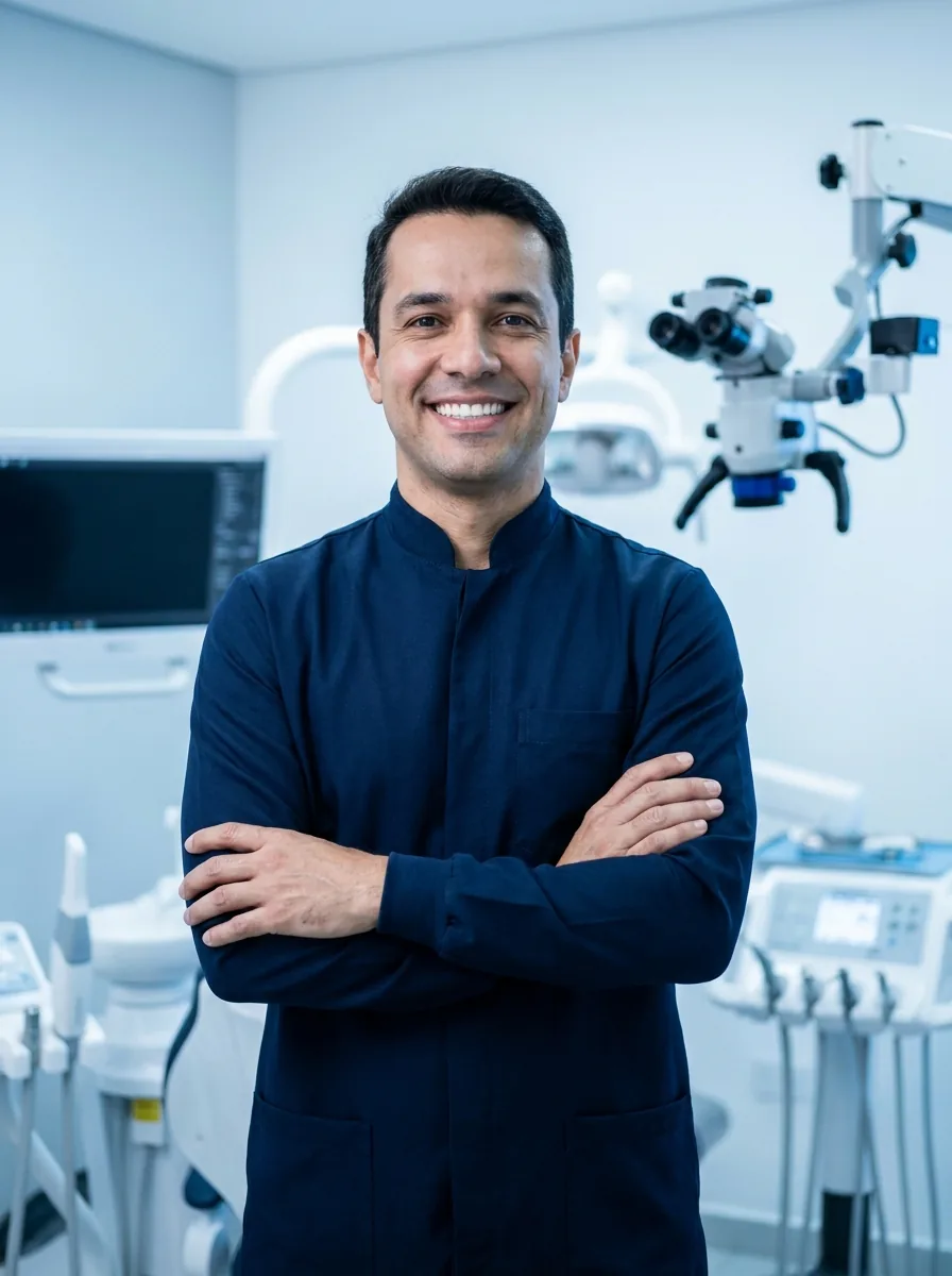 Dr. André Peixoto, implantodontista da Nova Dental